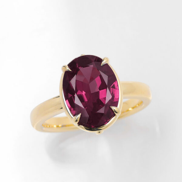 570.高品質アレキサンドライトゴールドリング