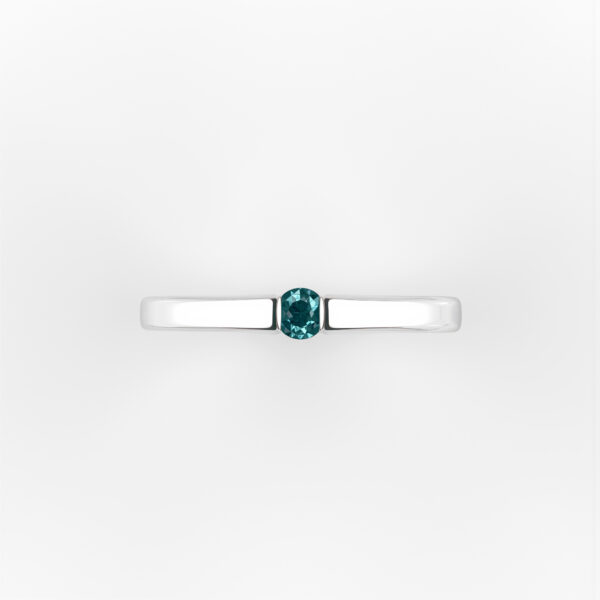 アレキサンドライト0.102ctプラチナリング付(GIA宝石鑑別書付