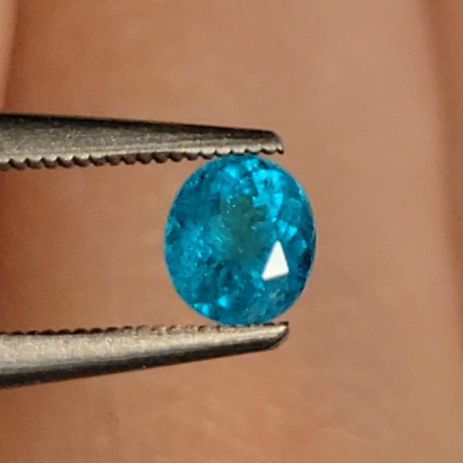 ブラジル産バターリャ鉱山パライバトルマリン0.337ct (中央宝石研究所